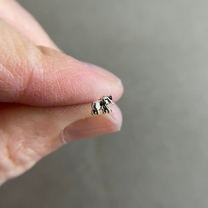 May include: A small silver elephant charm, perfect for adding a touch of whimsy to jewelry or crafts.