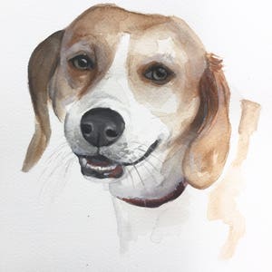 Handpainted pet portrait. pet painting from photo, specially made by me for you. Perfect as a pet loss gift. image 10