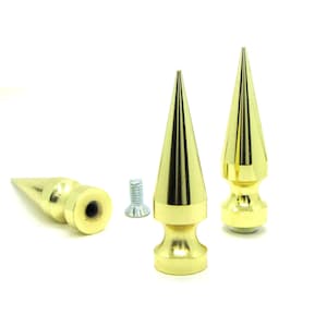 Giant 2-3/4&quot; (size 70) Tree Spike in a Golden Color for Heavy Duty Projects, Single Spike, StudsAndSpikes