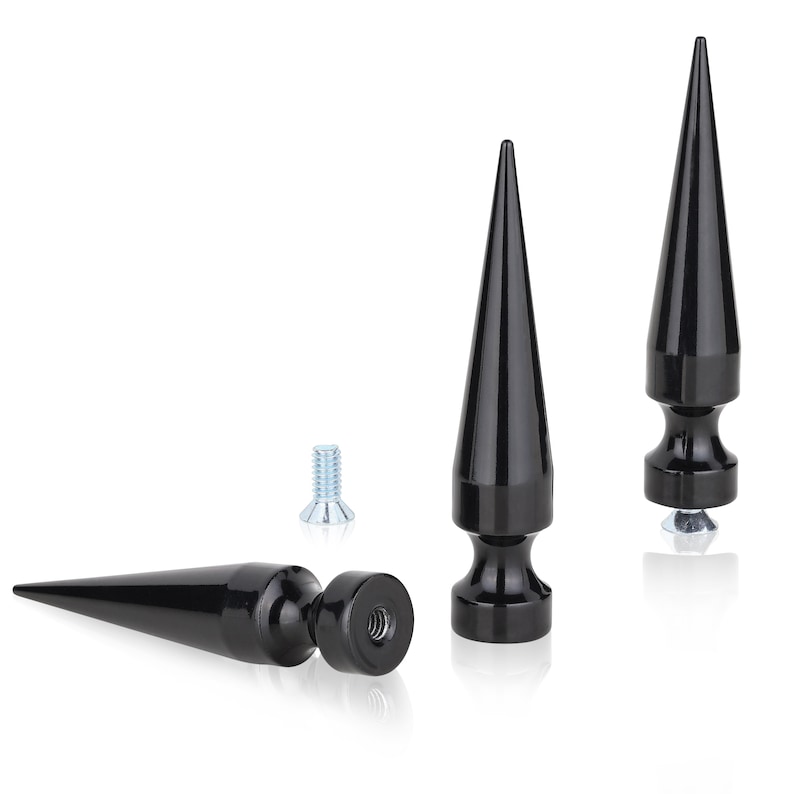 Single Giant Black Size95 Spike 3.75 Inch or 95mm Tall. (1ct. Single ...