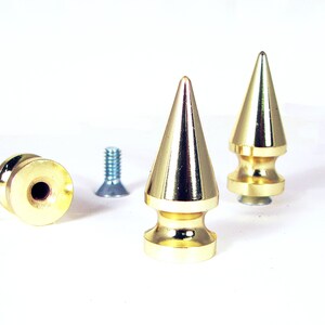 Giant 1-3/4&quot; (size 45) Tree Spike in a Golden Color for Heavy Duty Projects, Single Spike, StudsAndSpikes