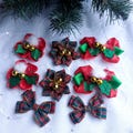 Ribbon stick on gift box present bows Christmas Decorations Festive Party Gift Wrapping bow
