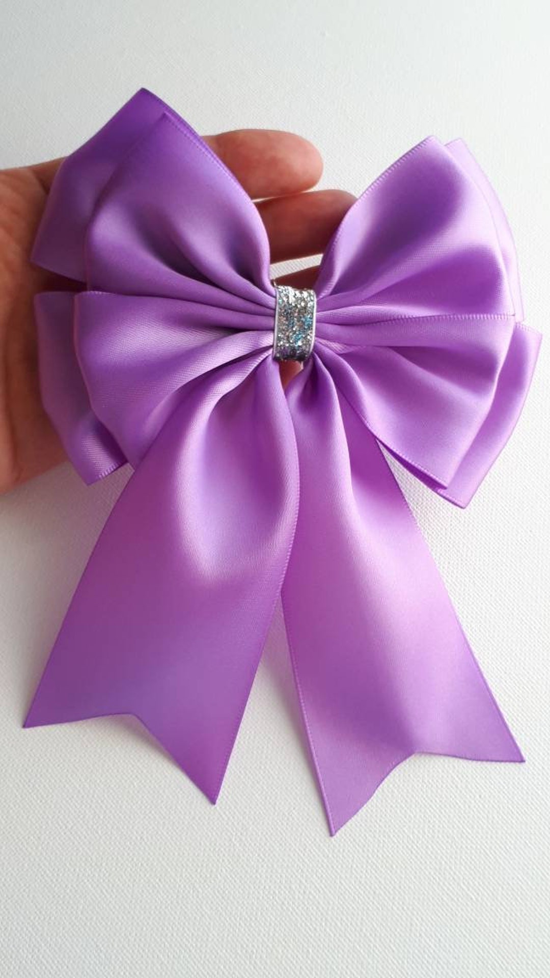 Purple Single Faced Satin Ribbon, 1-1/2 Inch Wide x Bulk 25 Yards,  Wholesale Ribbon and Bows