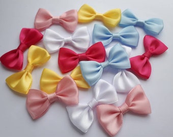 50 Lazos De Satén Para Decoración De Bodas, Día De San Valentín, Baby Shower, Navidad, Decoración