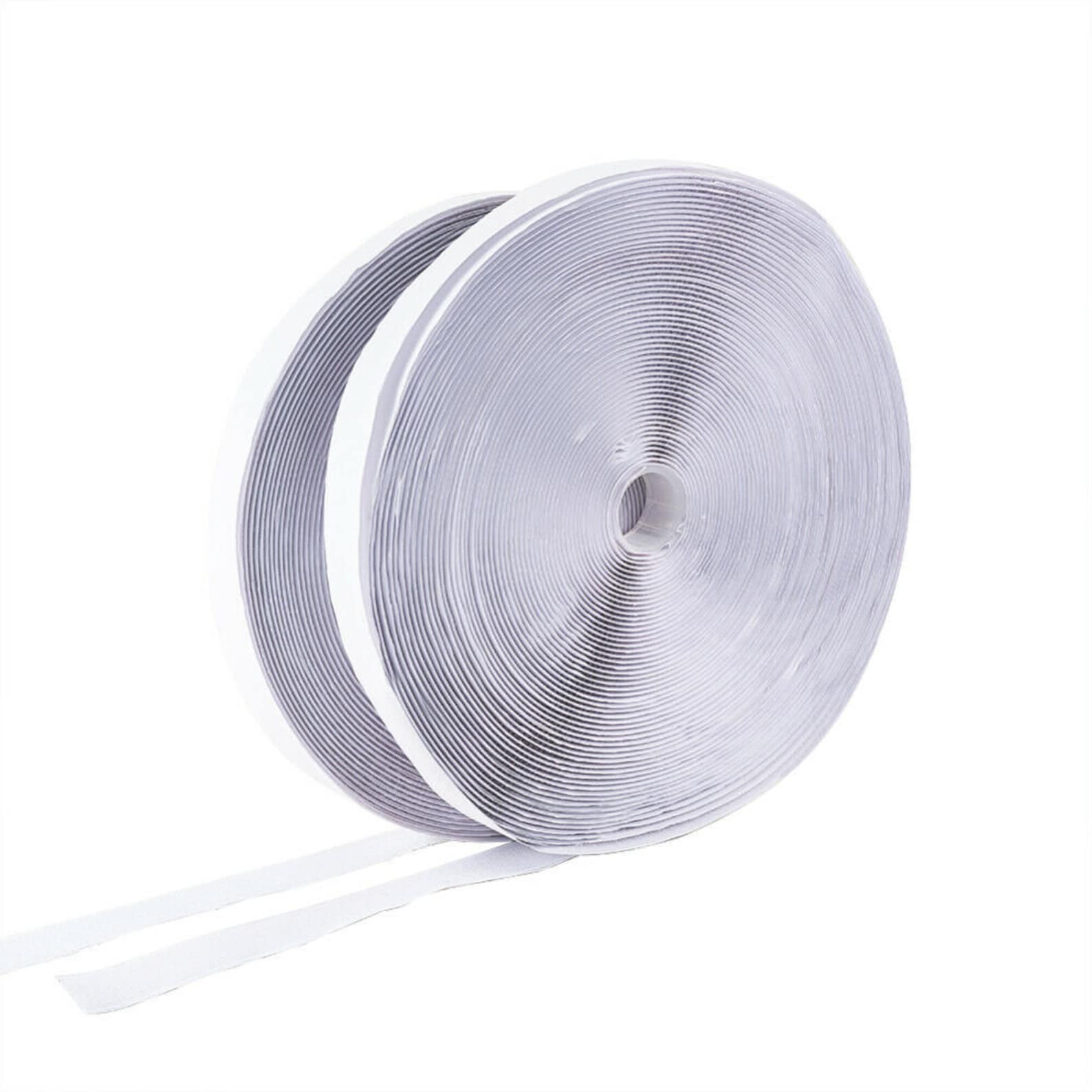 1m Self Adhesive Hook and Loop Tapes White 20mm Sticky Back Etsy
