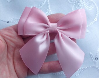 淡いピンクのサテン既製大型ダブルリボン *個別販売* - Etsy 日本