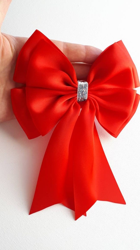 1-1/2 Wide x 100 Yards Single Face Polyester Satin Ribbon, Red Satin  Ribbon for Crafts, Gift, Hair Bows, Wedding Party Decoration, Bow Making &  Other