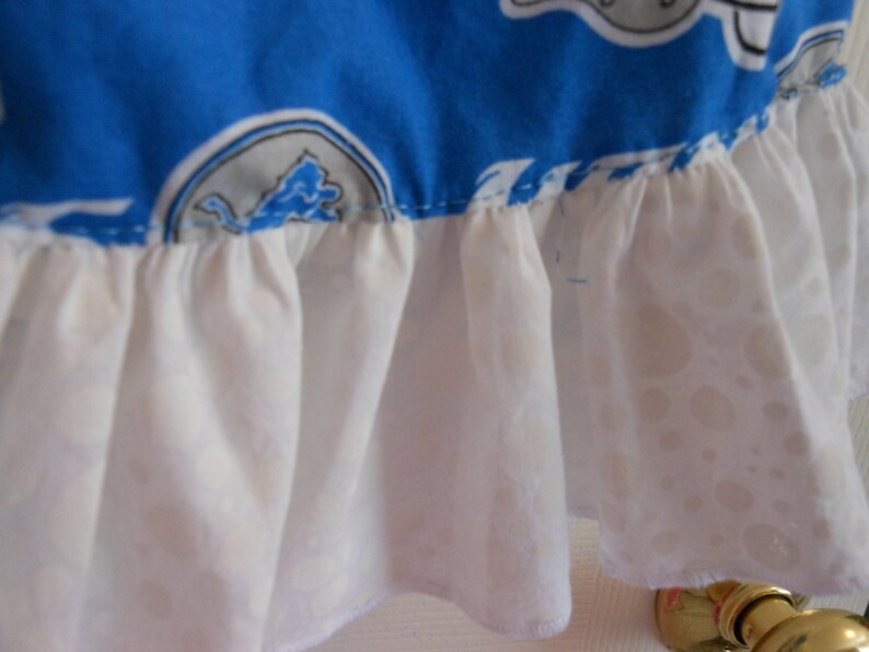 Detroit Lions Ruffle Pillowcase Dress Size 0-5T - Etsy