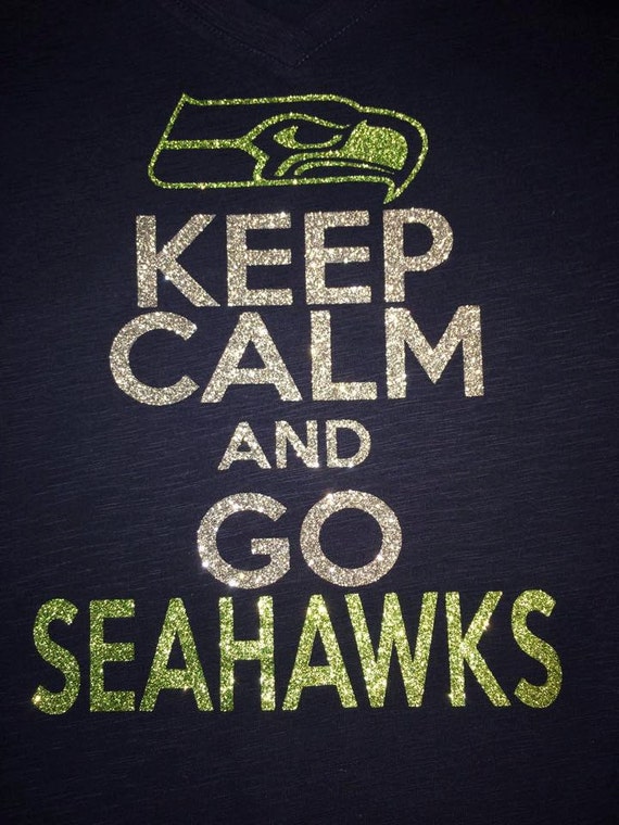 glitter seahawks shirt