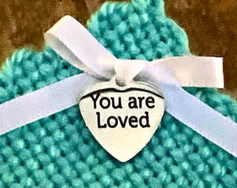 Mini Prayer Shawl - "You are Loved"