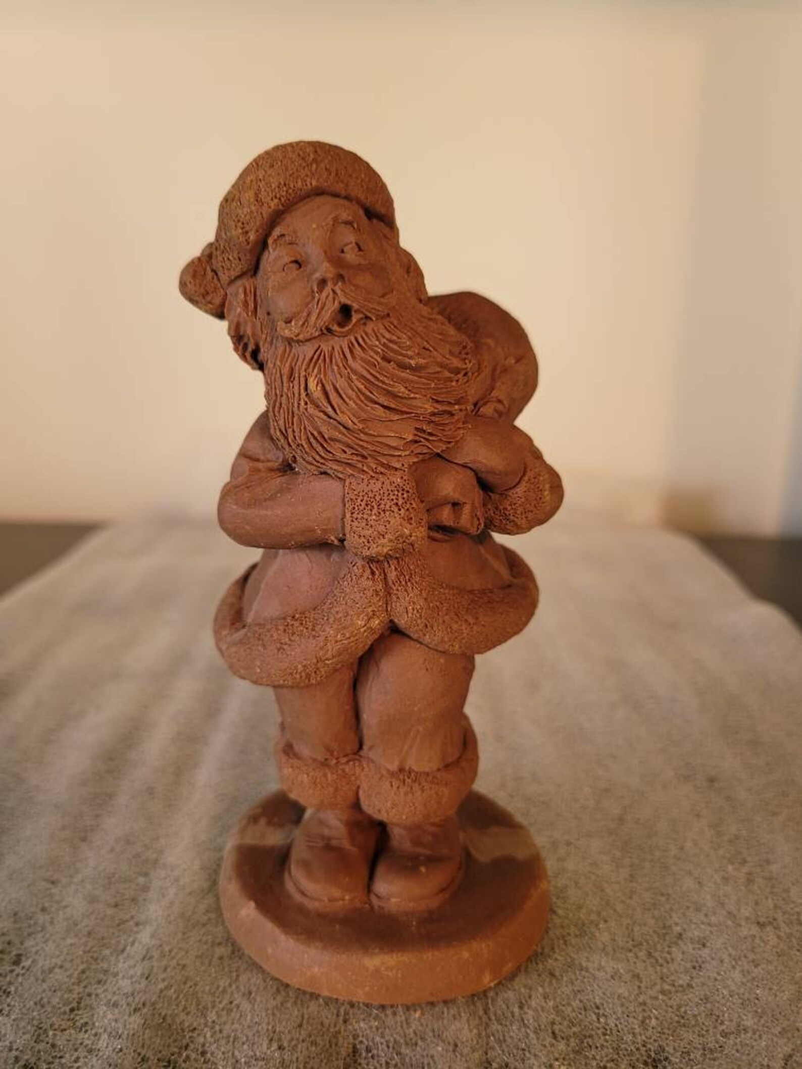 unpainted pecan resin figurines