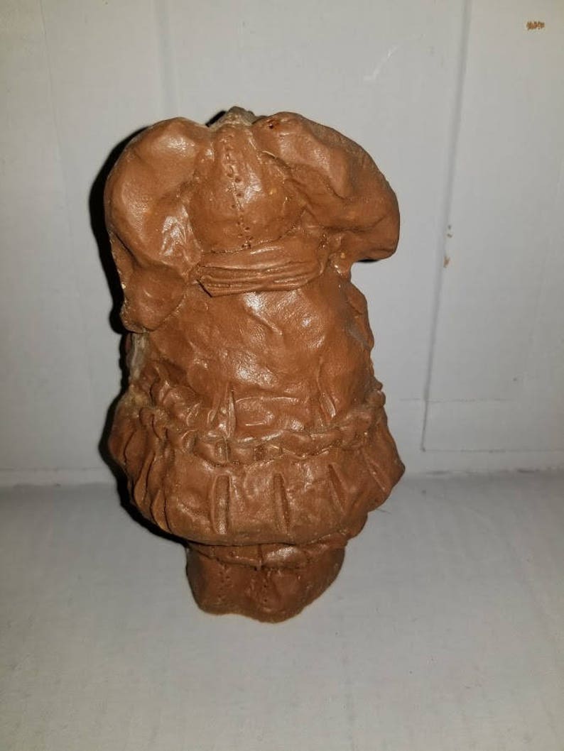 unpainted pecan resin figurines