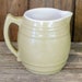 Antique Crock,  tan jug, flower vase, primitive farmhouse crock, decorative flower vase, fall vase