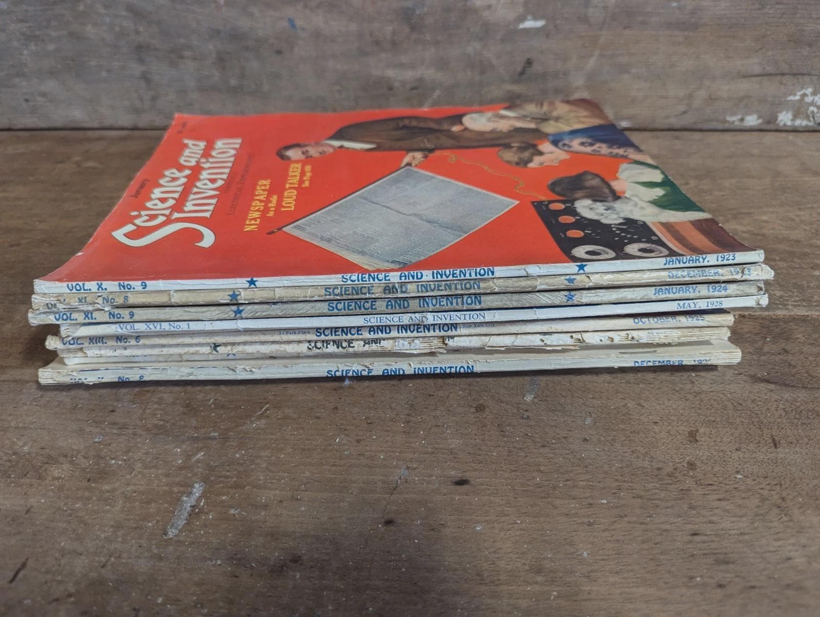 Antique Science and Invention Magazine Lot 1920s Science magazines