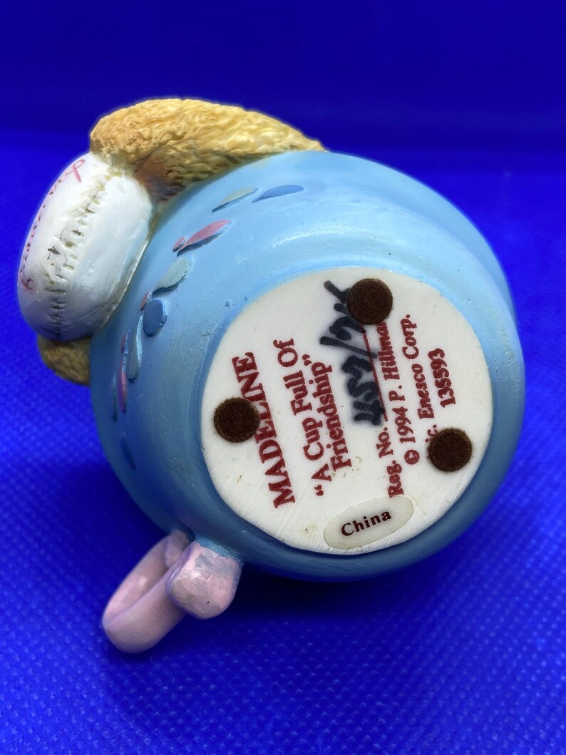 Cherished Teddies \u201cMadeline\u201d \u201cA Cup Full of Friendship\u201d