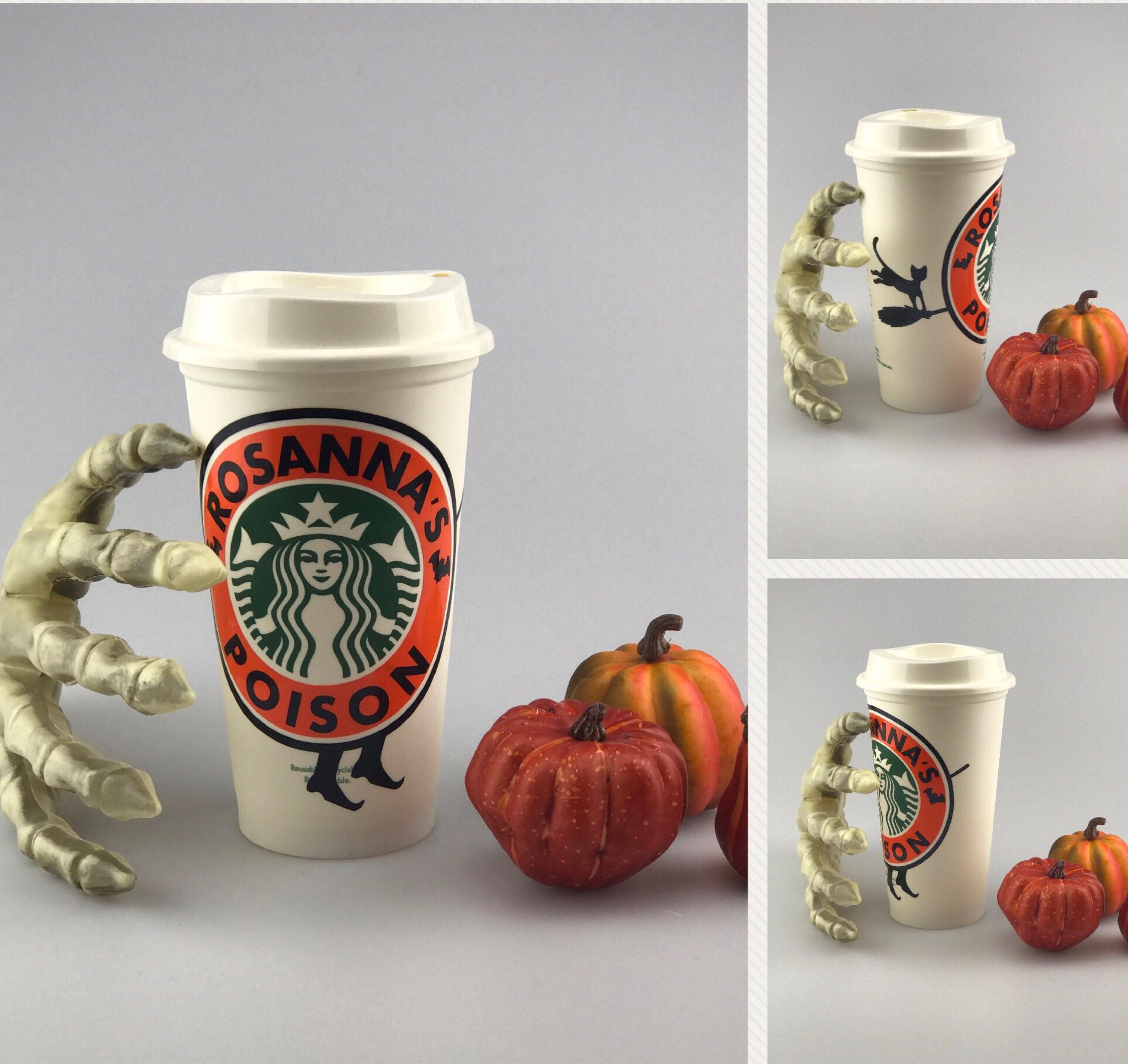 Halloween Starbucks Cups Personalized Starbucks Cups Etsy