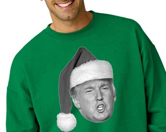 santa trump sweatshirt - unisex | trump christmas gift