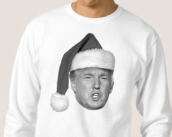 santa trump sweatshirt - unisex | trump christmas gift