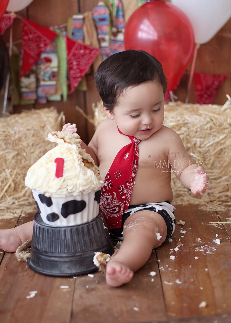 First Birthday Western Rodeo Cowboy Cake Smash Outfit Cowboy Etsy