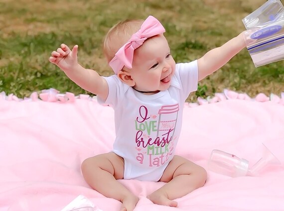 I Love Breast Milk A Latte Watermelon Set Childrens Etsy