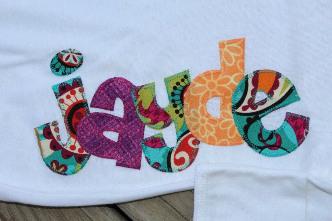 Applique Name Baby Gown Sleeper Layette - Etsy