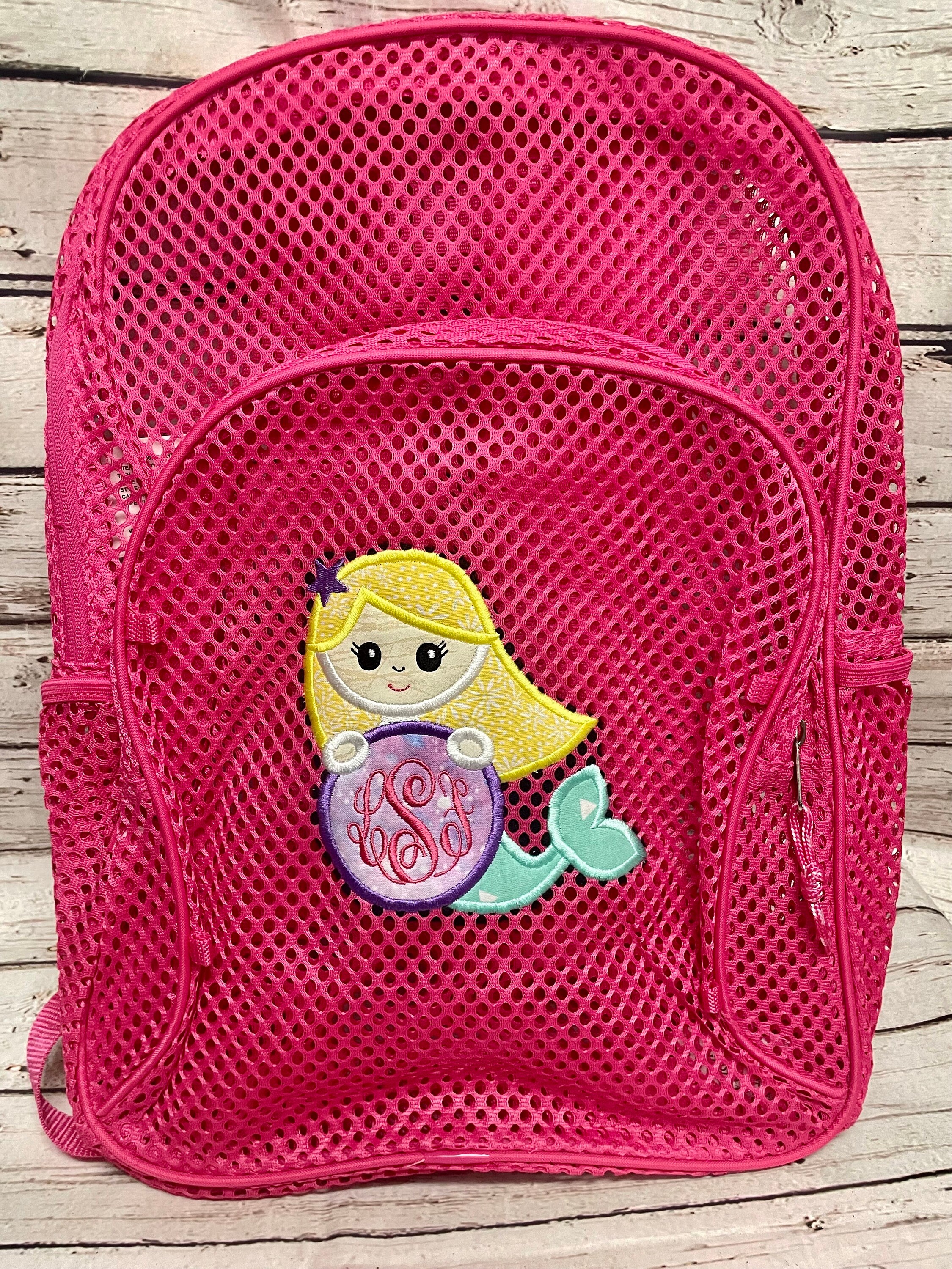 Cartoon mesh backpack hot sale