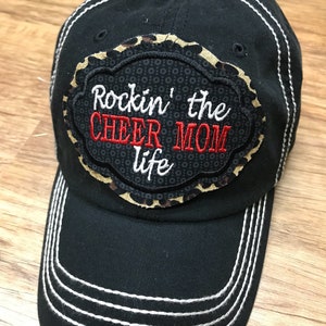 Custom Cheer Mom Cap Hat
