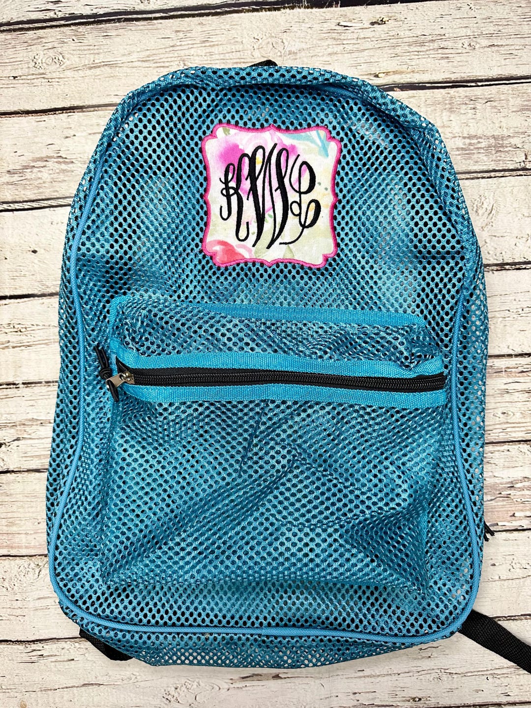 マークアンドロナ　Ever Monogram Mesh Cinch Bag Ever Monogram Mesh Cinch Bag