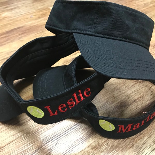 Personalized Visor for Tennis Etsy