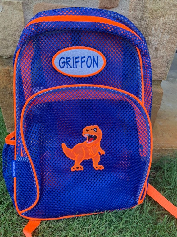 dinosaur mesh backpack