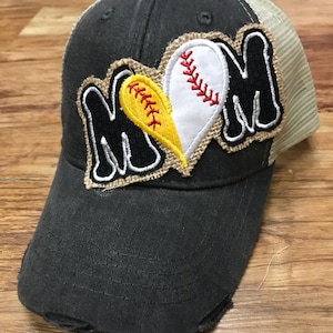 Baseball Softball Mom Cap Hat