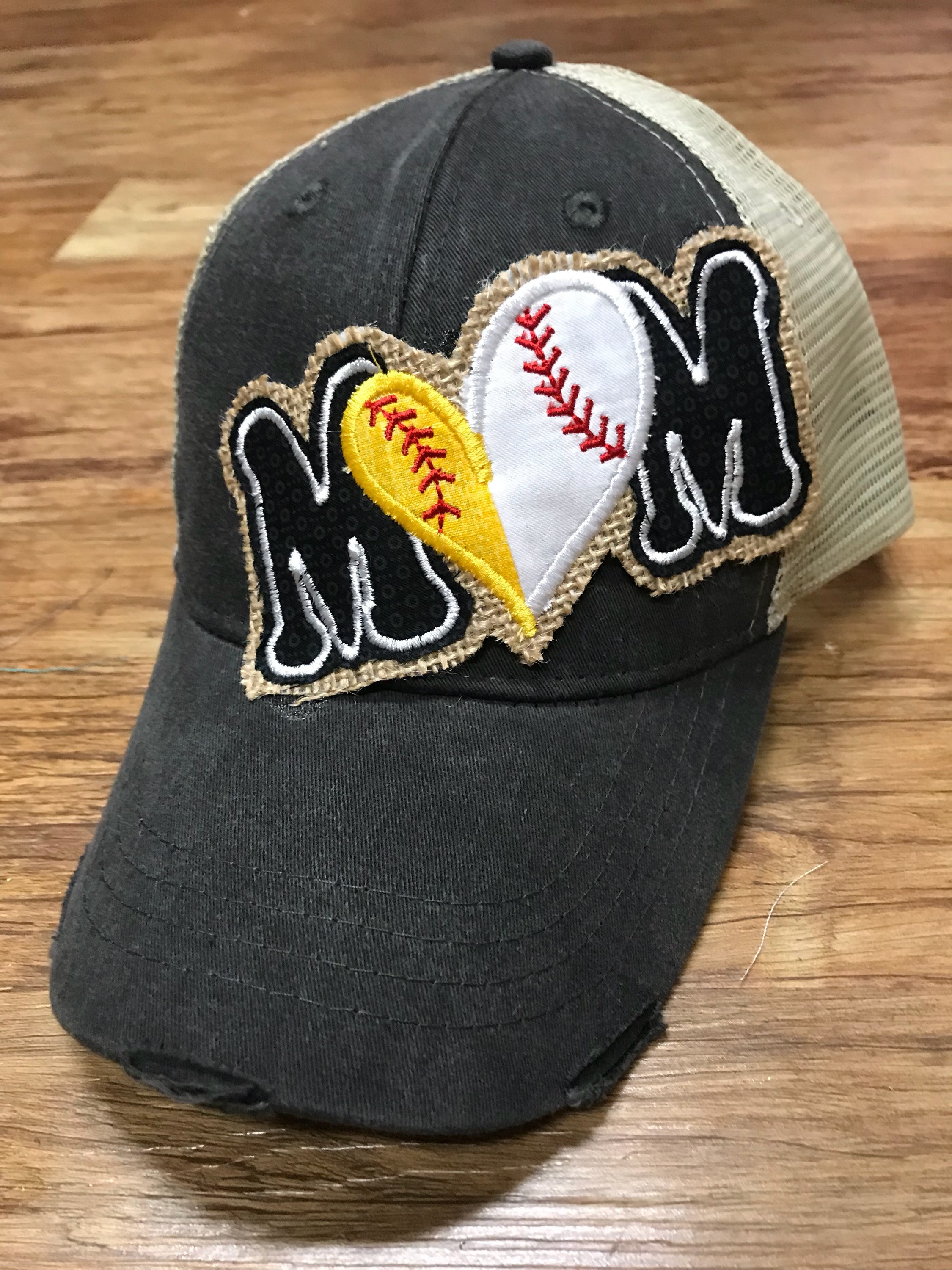 Baseball Softball Mom Cap Hat Etsy