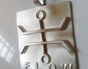Flow Syriusz Symbol, Wisiorek wykonany ręcznie ze srebra próby 925. Biżuteria Sacred Geometry
