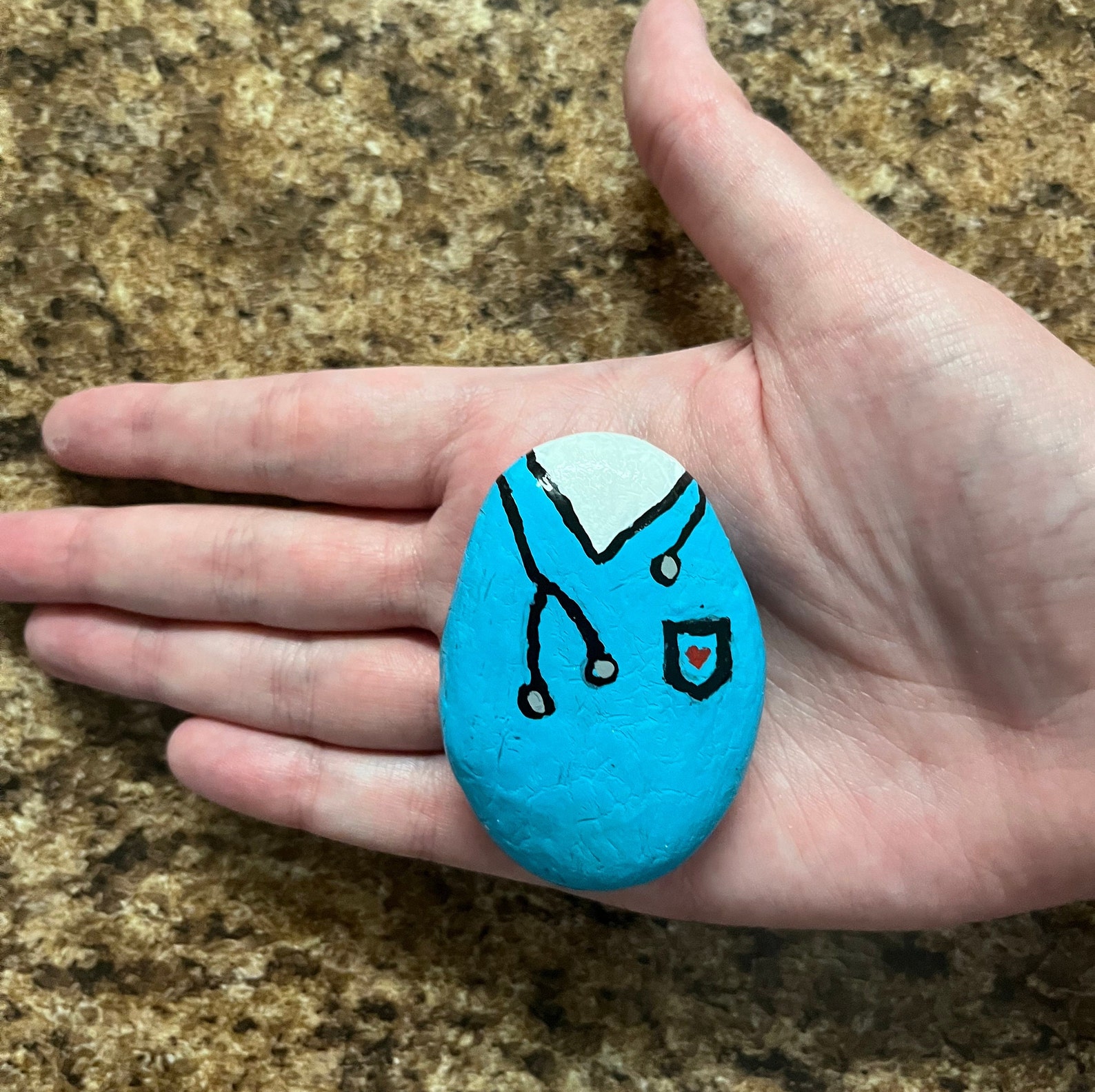 Hand Painted Doctor Rock - Etsy
