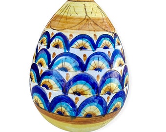 Hand Painted Sicilian Ceramic Decorative Egg Easter gift Ketty Messina's ceramics