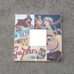 Minnesota Gopher Decoupage Mirror
