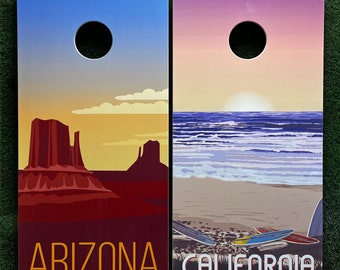 Cornhole Game by ColoradoJoes Arizona Monument Valley and California Surfing