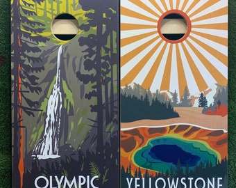 Cornhole Game Yellowstone and Olympic National Park