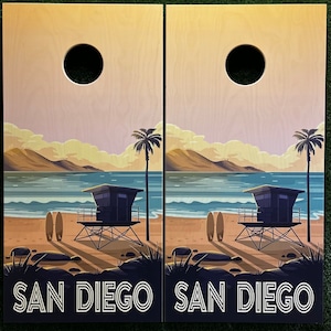Cornhole Game by ColoradoJoes San Diego Beach