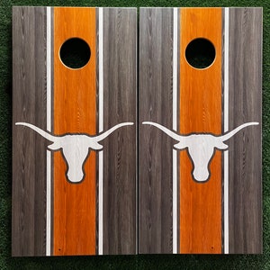 Cornhole Game Texas Longhorns image 1