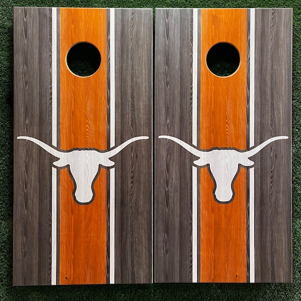 Cornhole Game Texas Longhorns