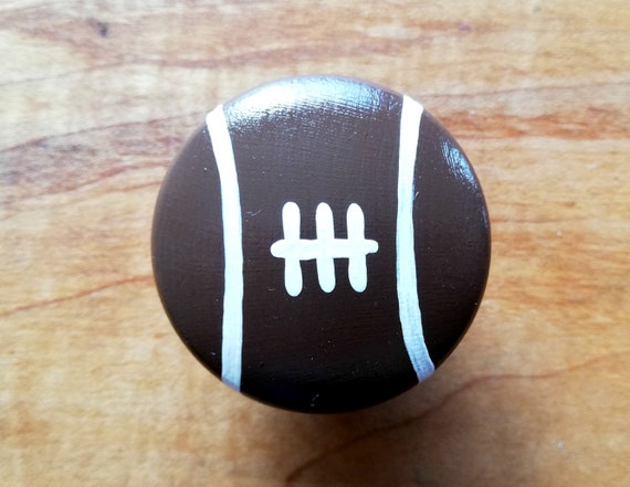 Football Drawer Knob For Dresser Football Furniture Knob Man Etsy