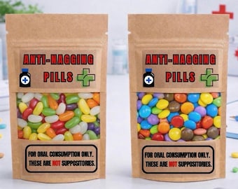 Anti - Nagging sweets | Joke gift | Novelty sweet bag | Funny birthday gift | chocolate treat bag | Joke chocolate | joke Christmas stocking