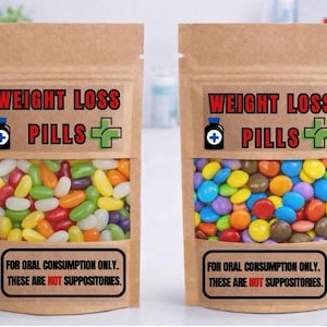 Weight loss joke sweets | Joke gift | Novelty sweet bag | Funny birthday gift | chocolate treat bag | Joke chocolate | Christmas stocking