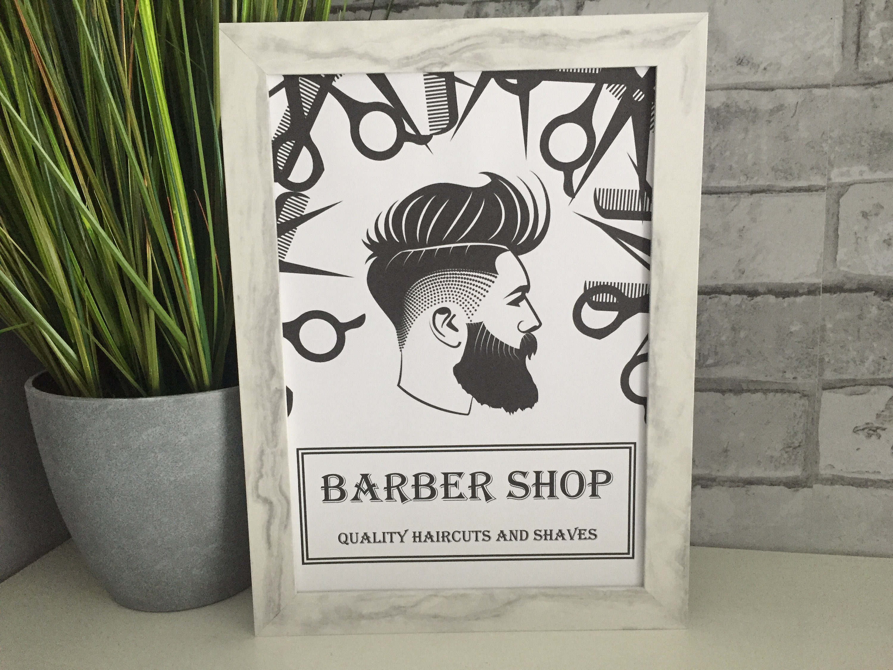 Jetons de caddie en plexi personnalisable pour barber shop salon barbier