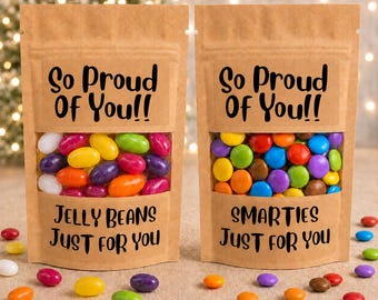 So proud of you gift | sweets | chocolate | passing exams | new job | being brave | driving test | growing up | proud mum | graduation gift