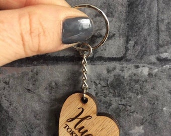 beautiful hug token keyring. The perfect gift you any loved one when you cannot be together. Comes with free gift bag.