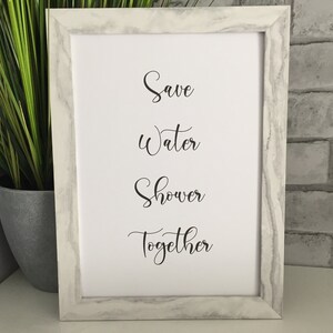 Impressão engraçada de arte de parede A4 para banheiro. Impresso em cartão de qualidade 260gsm 210x297mm.