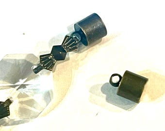 12- MAGNETS-Oil Rubbbed Bronze -Small Magnets for DIY Magnetic Crystals/ Hangings/ Tiny Hanging Connectors