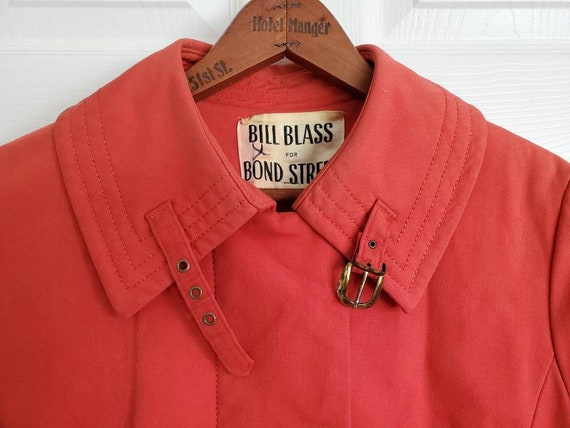 60s vintage Bill Blass for Bond Street blood oran… - image 4